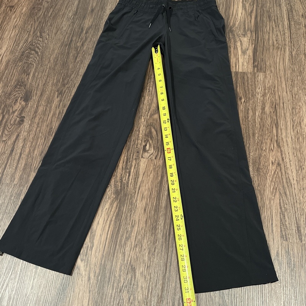 Athleta Pull On Casual Taper Leg Pants Women's Size 2 Color Black - Picture 10 of 11